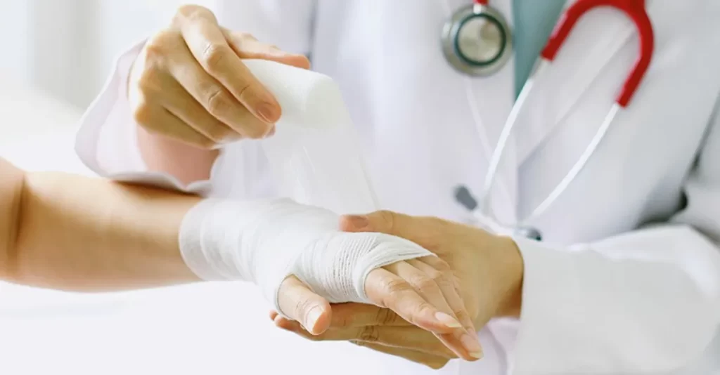 درمان زخم در منزل